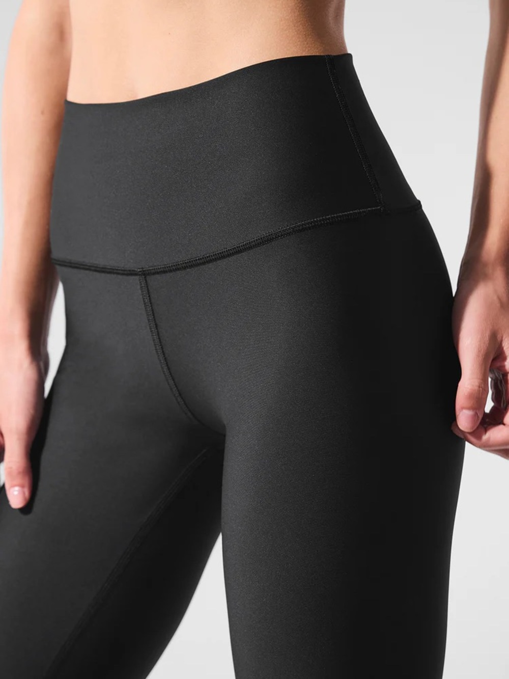 ALO Yoga Matte Black High-Rise Sculpting Leggings